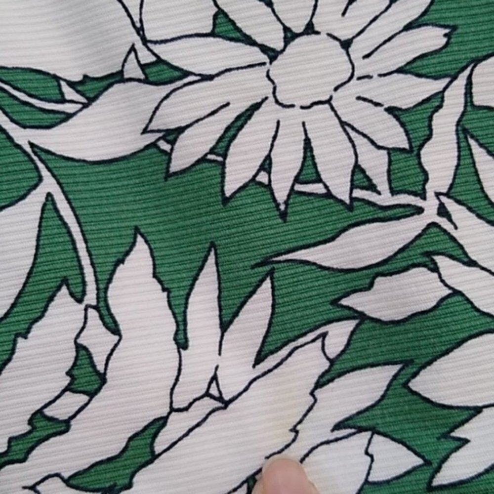 Boden Vivienne Green and White Floral Print Sheath Dress - Picture 16 of 16